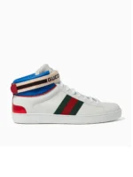 Web Stripe High-Top Sneakers