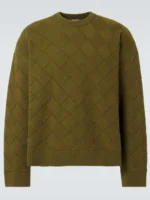 Intreccio Quilted Wool Sweater