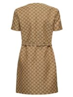 GG Monogram Belted Mini Dress - Image 2