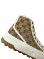 Supreme High-Top Trek Sneakers – Beige Ebony - Image 2