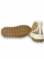 Supreme High-Top Trek Sneakers – Beige Ebony - Image 4