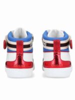 Web Stripe High-Top Sneakers - Image 4