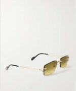 Rimless Rectangular Sunglasses - Image 2