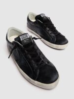 Superstar Distressed Leather Sneakers - Image 3