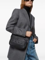 Jumbo GG Leather Messenger Bag - Image 2