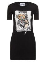 Moschino Teddy Sketch Cotton Mini Dress - Image 2