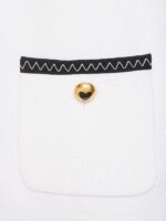 Paris Tweed Trim Mini Dress - Image 3