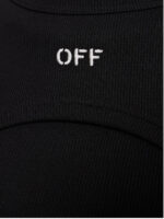 Off-White Cut-Out Bodycon Mini Dress - Image 4