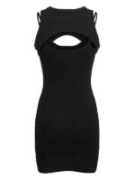 Off-White Cut-Out Bodycon Mini Dress