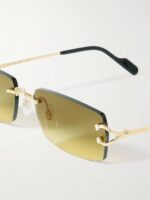 Rimless Rectangular Sunglasses - Image 3