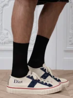 Low-Top Canvas Sneakers - Image 4
