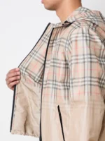 Check Lightweight Hooded Jacket - Image 6