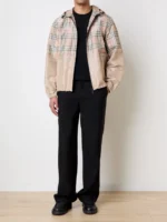 Check Lightweight Hooded Jacket - Image 2