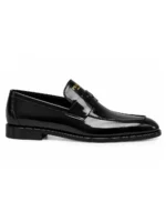 Prada Patent Leather Penny Loafers
