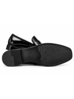 Prada Patent Leather Penny Loafers - Image 4
