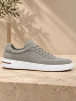 Loro Piana Summer Walk Suede & Mesh Sneakers - Image 5