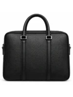 Saffiano-Detail Leather Business Bag - Image 2