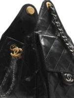 Quilted Leather Handbag - Image 6
